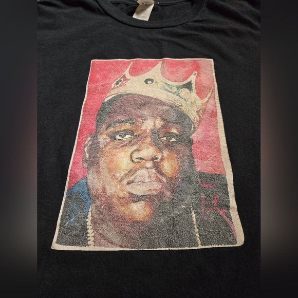 Vintage Notorious B.I.G. 90's Biggie Smalls Shirt Rap Tee Rapper Concert Tour 🔥 - Picture 3 of 4